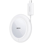 UGREEN Qi 15W wireless charger with silicone case compatible with MagSafe white