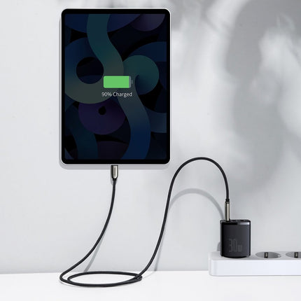 BASEUS Compact fast USB-C 30W 3A PD QC black USB power charger – image 10