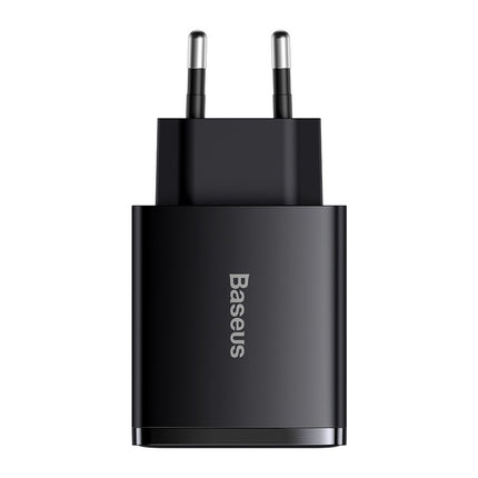 BASEUS Compact fast USB-C 30W 3A PD QC black USB power charger – image 2