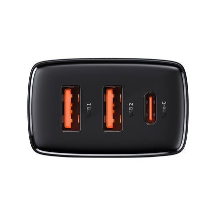 BASEUS Compact fast USB-C 30W 3A PD QC black USB power charger – image 4