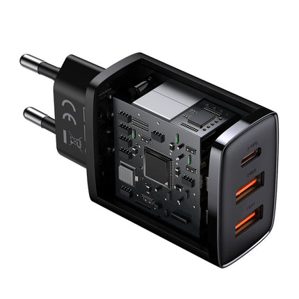 BASEUS Compact fast USB-C 30W 3A PD QC black USB power charger – image 7