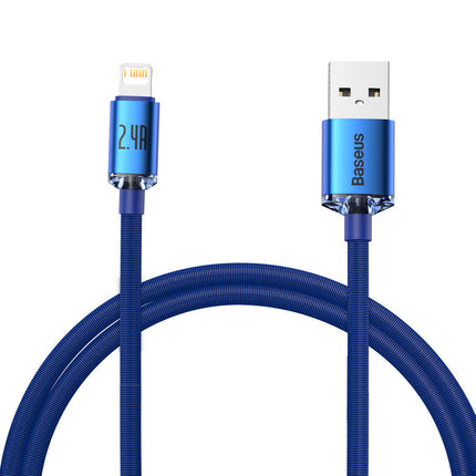 BASEUS USB cable - Lightning cable for fast charging and data transfer 1.2m blue