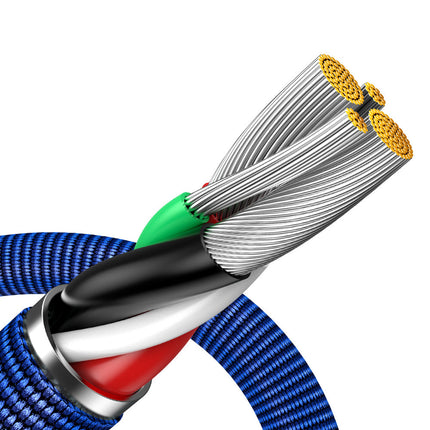BASEUS USB cable - Lightning cable for fast charging and data transfer 1.2m blue – image 4