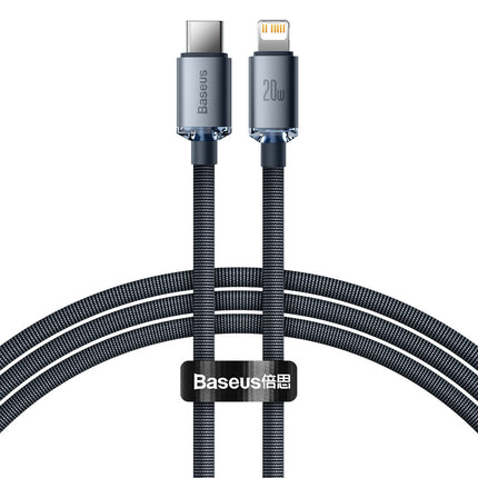 BASEUS USB - Lightning cable for fast charging and data transfer, 1.2 m, black