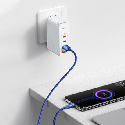 BASEUS USB cable - USB-C for fast charging and data transfer 2m blue – image 11
