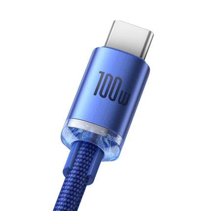 BASEUS USB cable - USB-C for fast charging and data transfer 2m blue – image 3