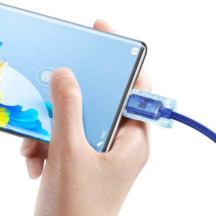 BASEUS USB cable - USB-C for fast charging and data transfer 2m blue – image 4