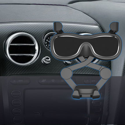 HURTEL Gravity car handle for smartphone on the grille with silver refresher – image 5