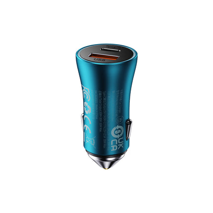 BASEUS Fast car charger Golden Container Max USB USB-C 60W QC blue – image 2