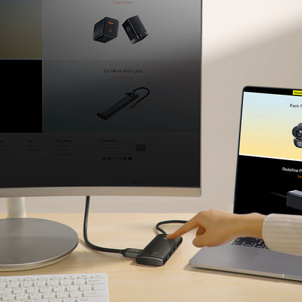 BASEUS Multifunctional HUB Lite Series USB-C 2x USB PD HDMI SD/TF black – image 10
