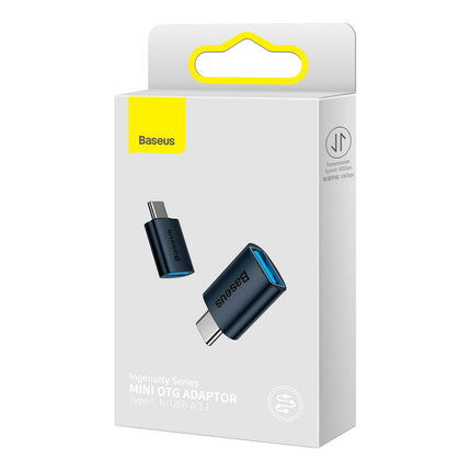 BASEUS USB-C adapter for USB-A Ingenuity Series blue – image 5