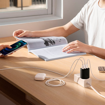 BASEUS Compact 3x USB 17W black network charger – image 9