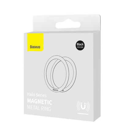 BASEUS Magnetic ring for phone Halo Series Set 2Pcs black – image 5