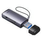 BASEUS SD/TF USB Lite Series Card Reader Gray
