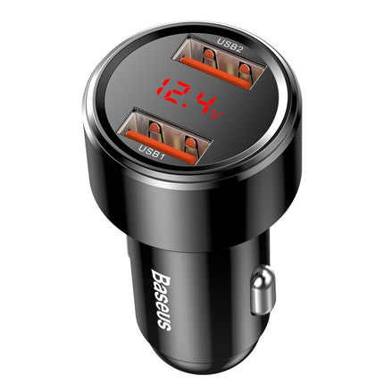BASEUS Car Charger 2x USB Magic Series Dual QC 3.0 45W 6A black – image 2