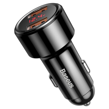 BASEUS Car Charger 2x USB Magic Series Dual QC 3.0 45W 6A black – image 4