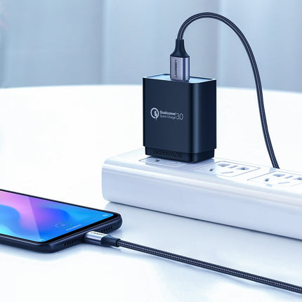 UGREEN USB cable - USB-C Quick Charge 3.0 3A 0.5m grey – image 3