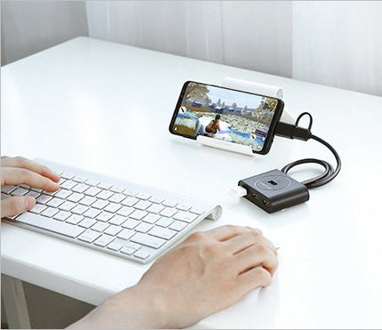 UGREEN USB port HUB distributor up to 4x USB 3.2 cable 0.5 m black – image 3