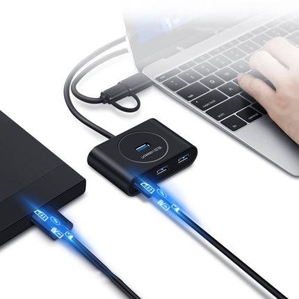 UGREEN USB port HUB distributor up to 4x USB 3.2 cable 0.5 m black – image 4
