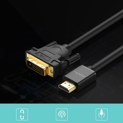 UGREEN Cable HDMI adapter - DVI 4K 60Hz 30AWG 1m black – image 3