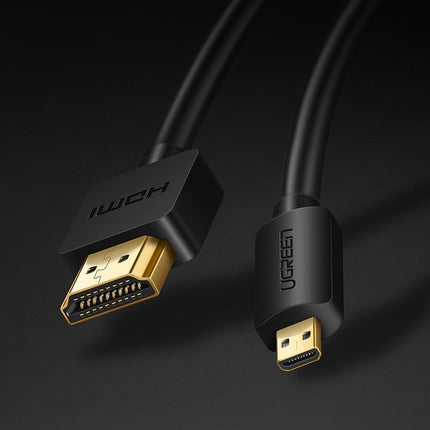 UGREEN Cable HDMI adapter - micro HDMI 2.0v 4K 60Hz 30AWG 1.5m black – image 2