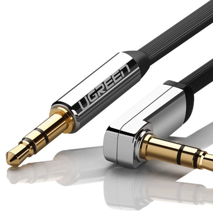 UGREEN Flat cable audio cable AUX 3.5mm mini jack 2m silver – image 7