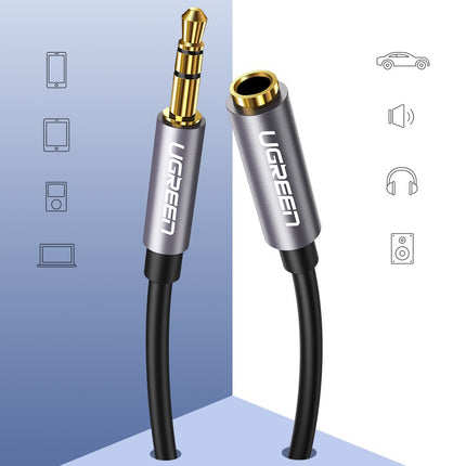 UGREEN cable extension cord for headphones AUX 3.5mm mini jack 1m silver – image 4