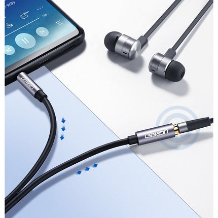 UGREEN cable extension cord for headphones AUX 3.5mm mini jack 1m silver – image 5