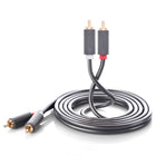 UGREEN Cable stereo audio video 2 RCA 2x Cinch 5m gray
