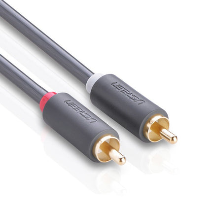 UGREEN Cable stereo audio video 2 RCA 2x Cinch 5m gray – image 4