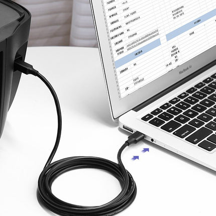 UGREEN USB 2.0 cable for USB-B 1.5m black printer – image 3