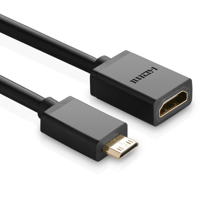 UGREEN HDMI cable adapter for women - mini HDMI male 4K 60Hz HEC ARC 22cm black – image 2