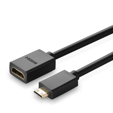 UGREEN HDMI cable adapter for women - mini HDMI male 4K 60Hz HEC ARC 22cm black – image 9