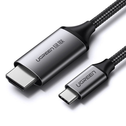 UGREEN Cable HDMI adapter - USB-C 4K 60Hz 1.5m black-gray
