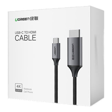 UGREEN Cable HDMI adapter - USB-C 4K 60Hz 1.5m black-gray – image 5
