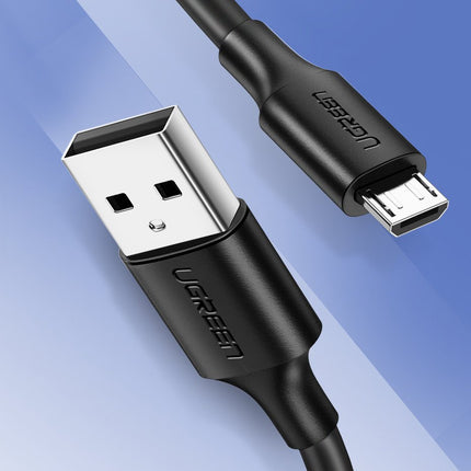 UGREEN USB cable - micro USB 2.4A 480Mbps 1.5m black – image 3