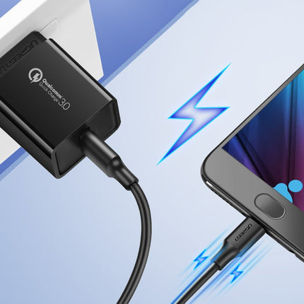 UGREEN USB cable - micro USB 2.4A 480Mbps 1.5m black – image 4