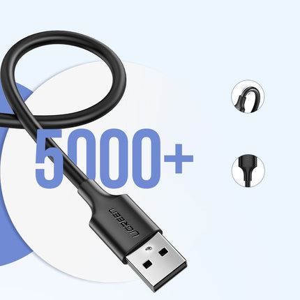 UGREEN USB cable - micro USB 2.4A 480Mbps 1.5m black – image 8