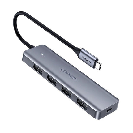 UGREEN HUB USB-C - 4x USB 3.2 with USB-C power port grey