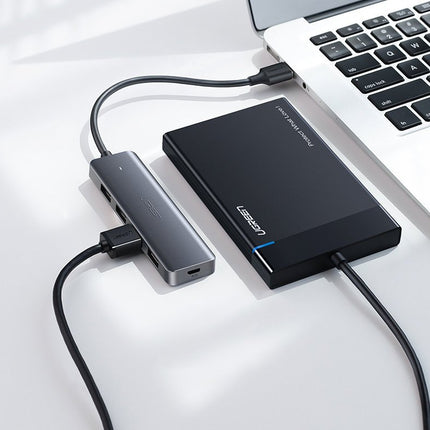 UGREEN HUB USB-C - 4x USB 3.2 with USB-C power port grey – image 6