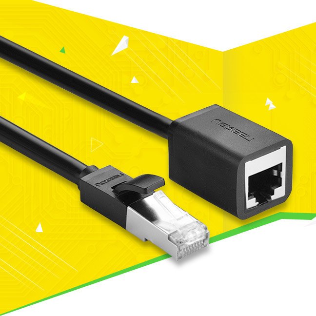 UGREEN FTP Ethernet twisted pair extension cable RJ45 Cat 6 1000 Mbps 3m black – image 3