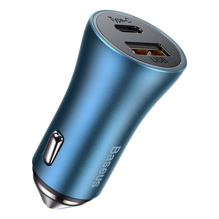 BASEUS Fast 40W USB-C/USB QC + Blue iPhone cable – image 2