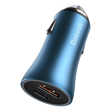 BASEUS Fast 40W USB-C/USB QC + Blue iPhone cable – image 4