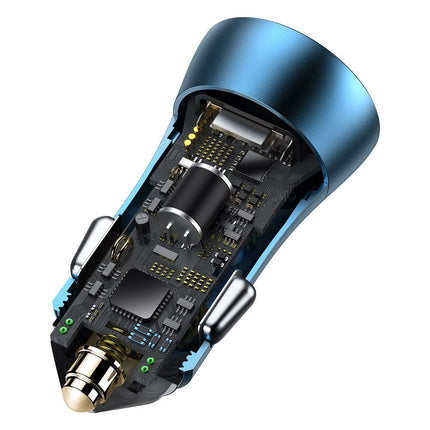 BASEUS Fast 40W USB-C/USB QC + Blue iPhone cable – image 8