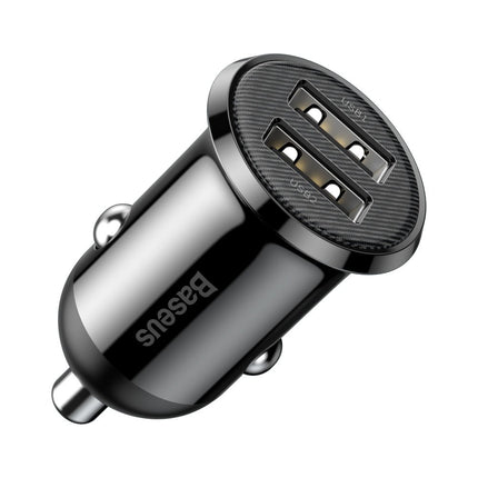 BASEUS Engine Charger Grain PRO 2x USB 4.8A black