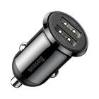 BASEUS Engine Charger Grain PRO 2x USB 4.8A black