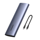 UGREEN Pocket case for M.2 SuperSpeed 10Gbps SSD + USB-C 0.5m grey