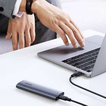 UGREEN Pocket case for M.2 SuperSpeed 10Gbps SSD + USB-C 0.5m grey – image 4