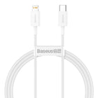 BASEUS Cable for iPhone USB Type C - Lightning Power Delivery 20W 1m white