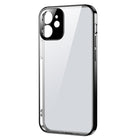 JOYROOM Ultra thin transparent case with metallic frame for iPhone 12 mini black